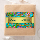 Etikett Abstraktes Hartglas (Insitu)