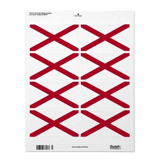 Etikett "Alabama" (Vorne)