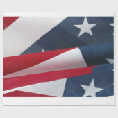 Etikett auf Umhüllungspapier Geschenkpapier (Flach)