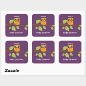 Etikett / Aufkleber für das Owl Book (Blatt)