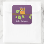 Etikett / Aufkleber für das Owl Book (Tasche)