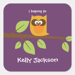 Etikett / Aufkleber für das Owl Book