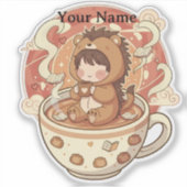 Etikett Aufkleber Igel Schule Eigenname (Vorderseite)