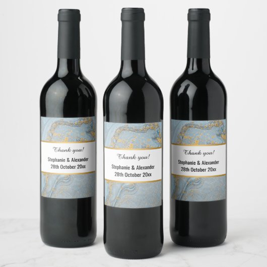 ETIKETT AUS ABSTRAKTEM WEIN (Flaschen)