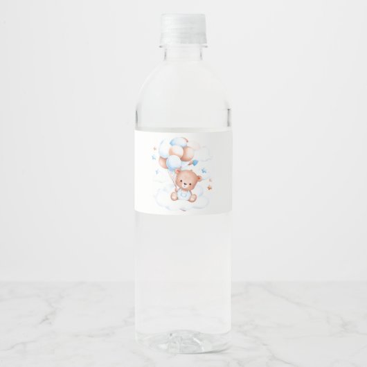 ETIKETT BABY DUSCHE WASSERFLASCHE (Vorderseite)