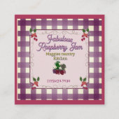 ETIKETT BEGLEITKARTE (Vorderseite)