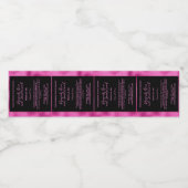 Etikett "Black and Fuchsia Foil Perfume Roller" (Einzelnes Label)