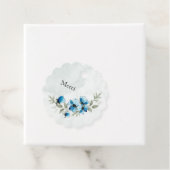 Etikett "Blaublüten" Geschenkanhänger (Beispiel)