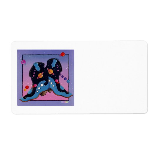 ETIKETT - Cowboy-Stiefel Mitternacht (Vorne)