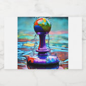 Etikett der Beinflasche (Einzelnes Label)