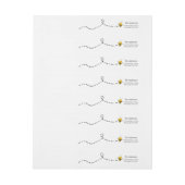 Etikett der Bienenrückgabe (Bogen)