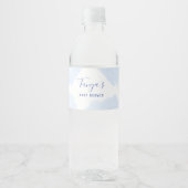 Etikett der Blauen Flasche, Babydusche (Vorderseite)