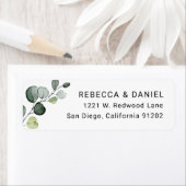 Etikett der botanischen Eukalyptus-Zweigstelle (Insitu)