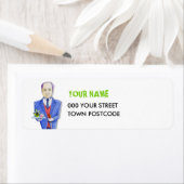 Etikett der Butlerrückgabeadresse (Insitu)