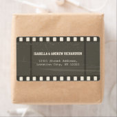 Etikett der Filmstreifen-Adresse (Insitu)