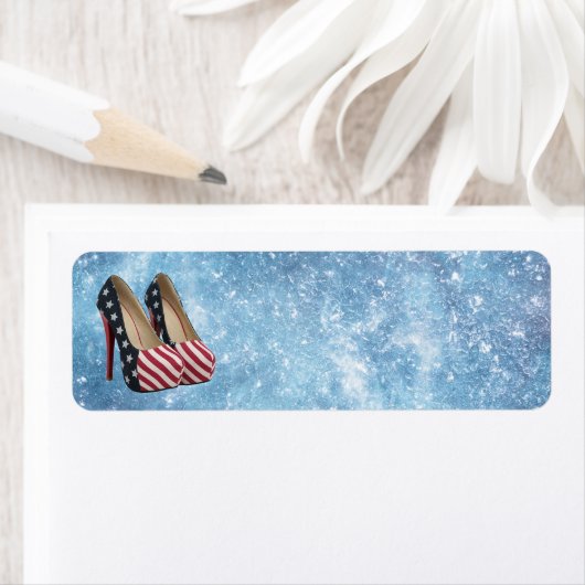 ETIKETT DER FLAG-HÖCHSTSCHUHE (Insitu)