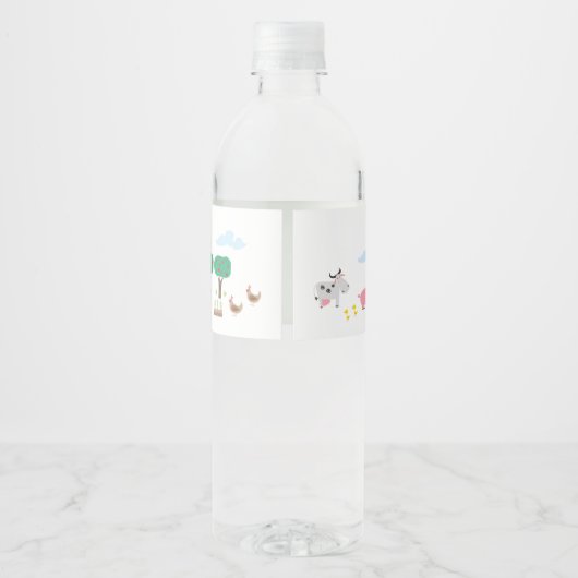 Etikett der Flasche mit Party, Barnyard (Rückseite)