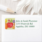 Etikett der Fruchtrücksendeadresse (Insitu)