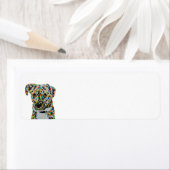 Etikett der gemischten Rasse (Insitu)