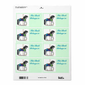 Etikett der Karussellbuchse (Vorne)