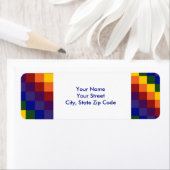 Etikett der kontrollierten Rainbow-Rücksendeadress (Insitu)