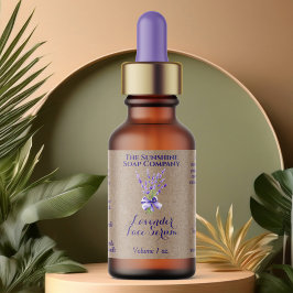 Etikett der Kraft-Lavendel-Dropper-Flasche 2,375 x Adressaufkleber