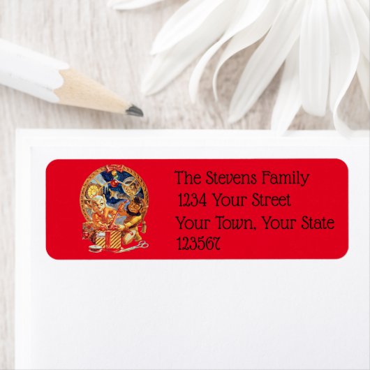 Etikett der letzten Paketrückgabeadresse (Insitu)