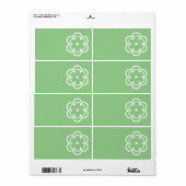 Etikett der Lieferadresse (Vorne)