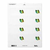 Etikett der Lieferadresse (Vorne)