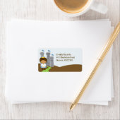 Etikett der Lieferadresse Adressaufkleber (Insitu)