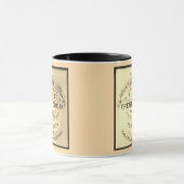 Etikett der Lockerbie Creamery mit schwarzer Textu Tasse (Zentrum)