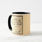 Etikett der Lockerbie Creamery mit schwarzer Textu Tasse (Vorderseite Links)