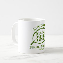 Etikett der Natur - MIT LIEBE GEMACHT - BLATT 1 Kaffeetasse