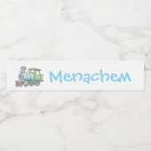 Etikett der Pastell Train upsherin (Einzelnes Label)