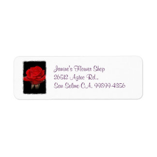 Etikett der rote Rose 2