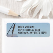 Etikett der Rücksendeadresse für Fänge (Insitu)