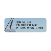 Etikett der Rücksendeadresse für Fänge (Vorne)