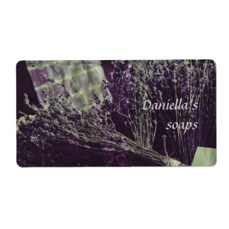 Etikett der Seife - Lavendel
