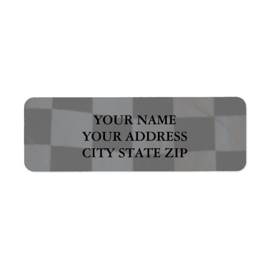 Etikett der überprüften Flag-Adresse (Vorne)