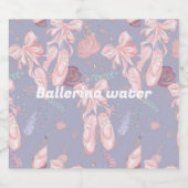 Etikett der Wasserflasche (Einzelnes Label)