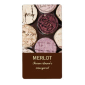 Etikett der Weinflasche (Vorne)