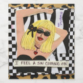 Etikett der Weinflasche (Einzelnes Label)