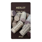 Etikett der Weinflasche (Vorne)