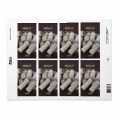 Etikett der Weinflasche (Vorne)