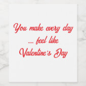 Etikett der Weinflasche (8,9 cm x 10,2 cm) (Einzelnes Label)