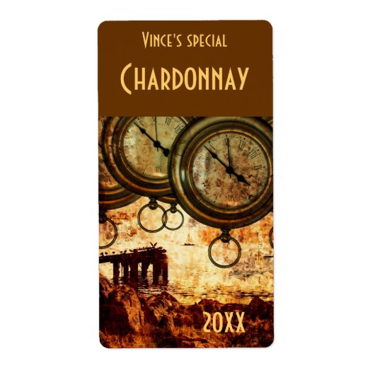 Etikett der Weinflasche für die Ewigkeit (Vorne)