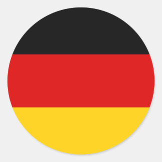 Etikett Deutschland Runder Aufkleber