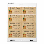 Etikett "Eigene landwirtschaftliche Erzeugnisse" (Vorne)