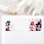 Etikett für abstrakte Rose (Insitu)