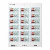 Etikett für Affenkrebs Adressaufkleber (Vorne)